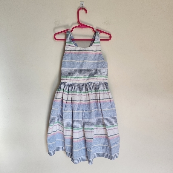 Ralph Lauren Girls Spring Striped Dress size 5 - Picture 1 of 4